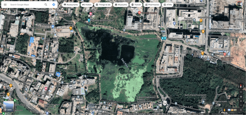 Google Maps location of Sowl Kere/ Saul Kere/ Soul Kere