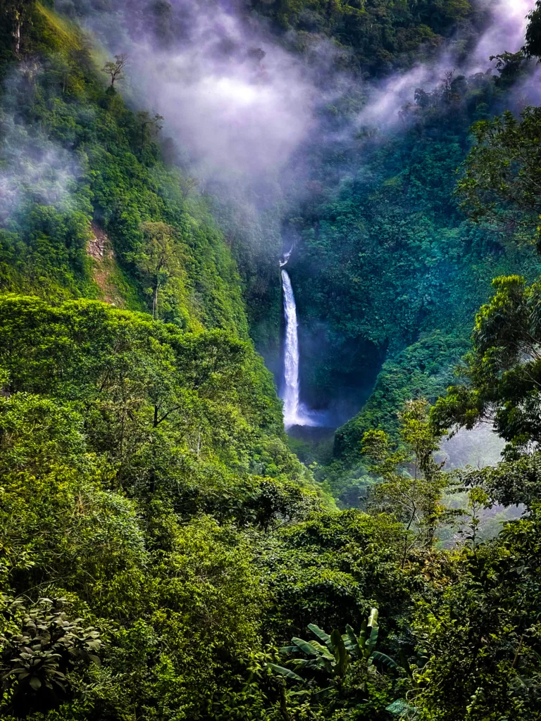 A waterfall at Cinchona, Costa Rica